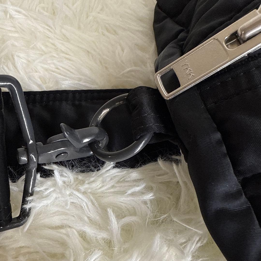 【美品】ポーター タンカー 2Way ドラムバッグ Lサイズ ブラック W57