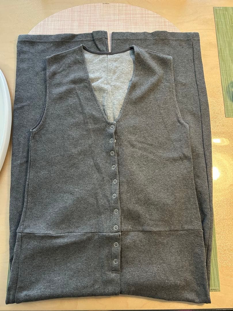 HER. パイルカットオールインワン チャコールグレー サイズ1