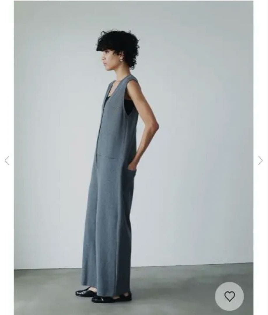 HER. パイルカットオールインワン チャコールグレー サイズ1