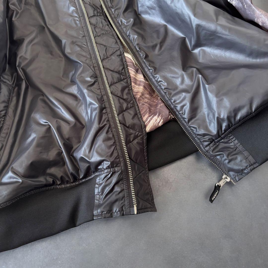 Reversal POLARTEC MA-1 総柄裏地 XL 黒