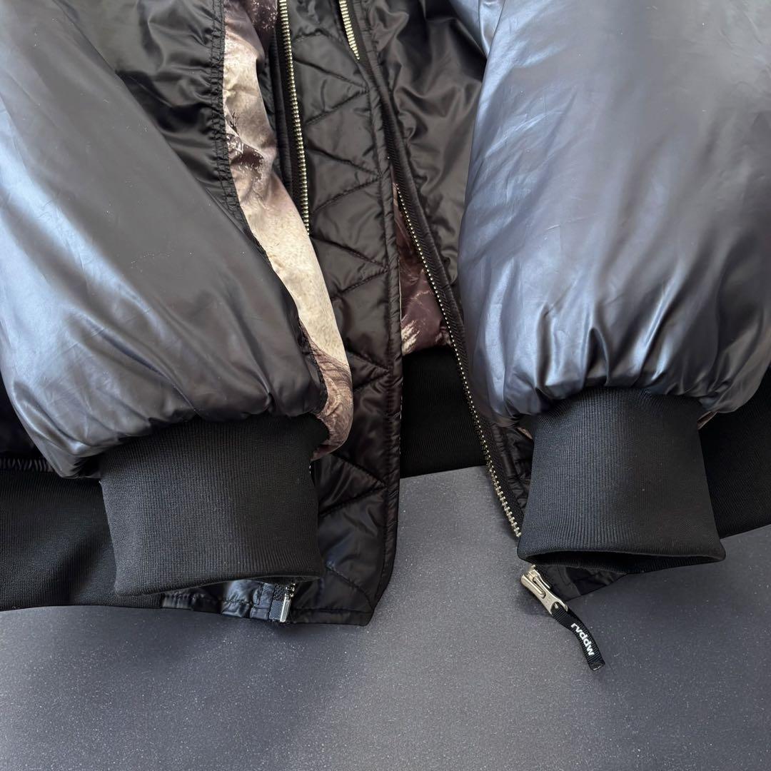 Reversal POLARTEC MA-1 総柄裏地 XL 黒