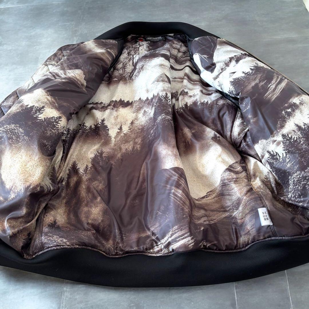 Reversal POLARTEC MA-1 総柄裏地 XL 黒