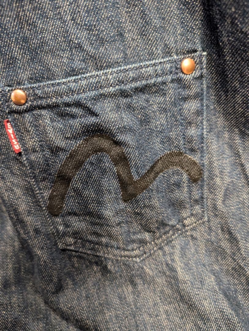 EVISU　 エヴィス　 Tシャツ　 デニム　半袖　42