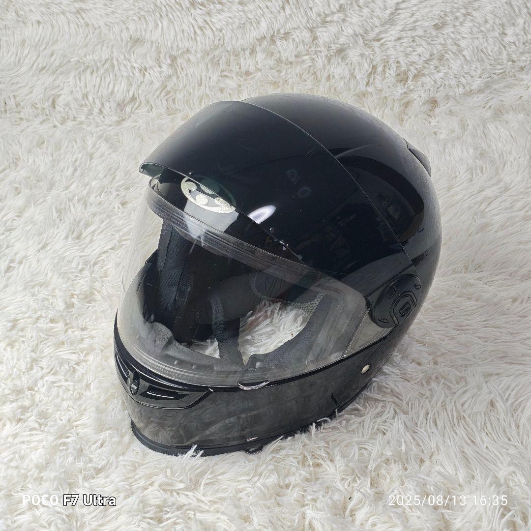 【希少】オーギーケーカブト　VALER　システムヘルメット　Lサイズ　黒