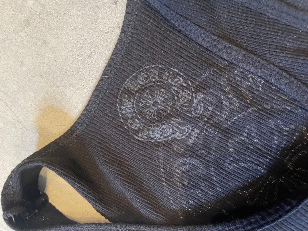 1番人気モデル　クロムハーツ　ホースシュー　タンクトップ　黒　S