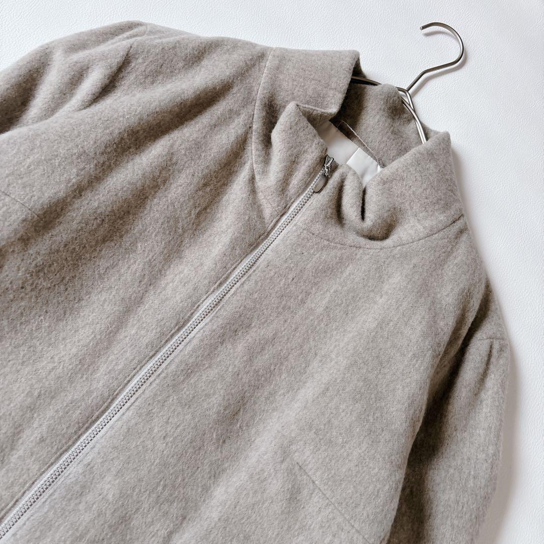 未使用級♡ブランベール 中綿ジャケット モニーレ 近年 スタンドカラー Lサイズ