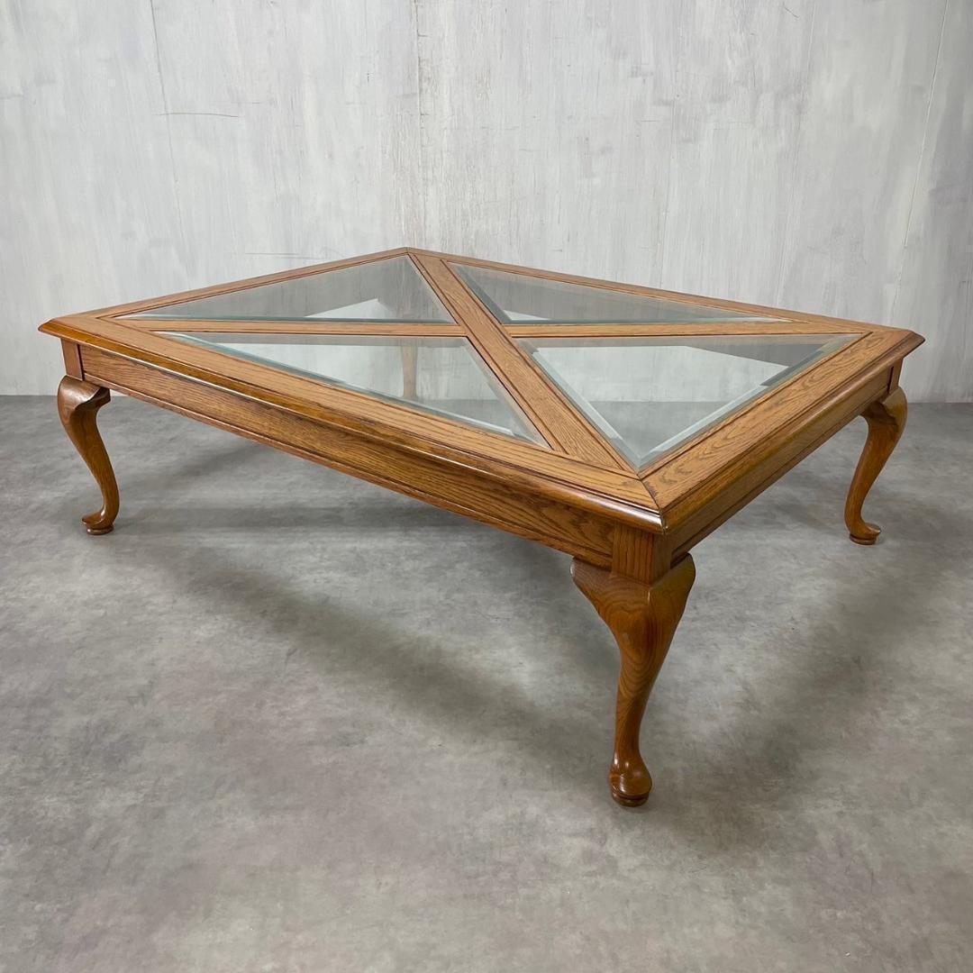 Thomasville トーマスビル オーク材 センターテーブル 猫脚 USA