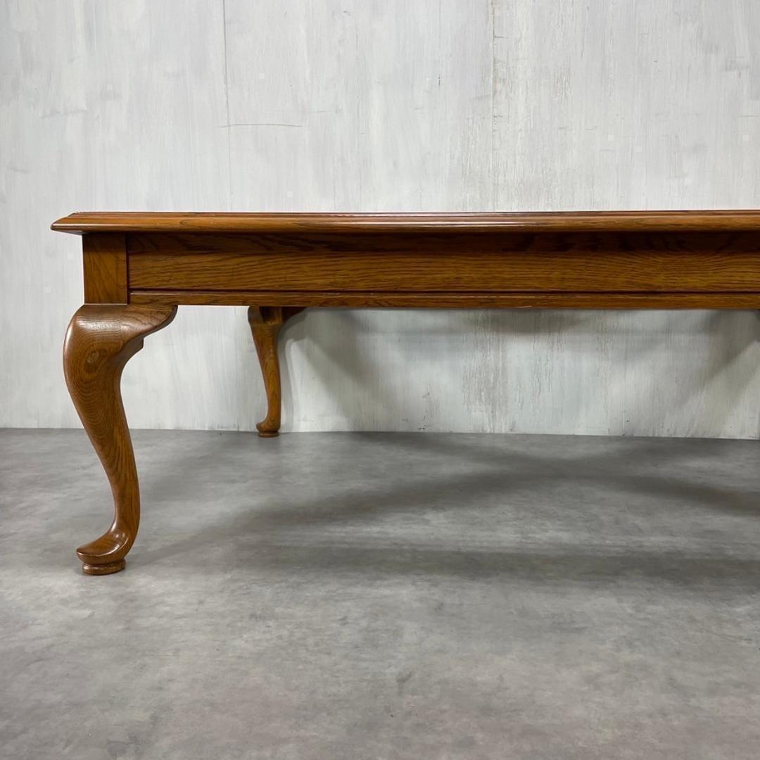 Thomasville トーマスビル オーク材 センターテーブル 猫脚 USA