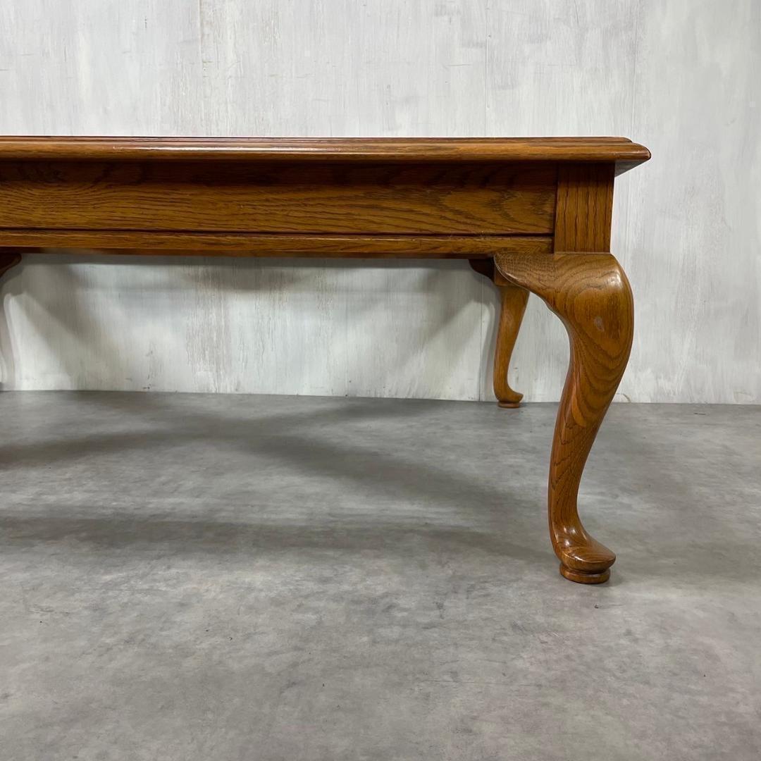 Thomasville トーマスビル オーク材 センターテーブル 猫脚 USA