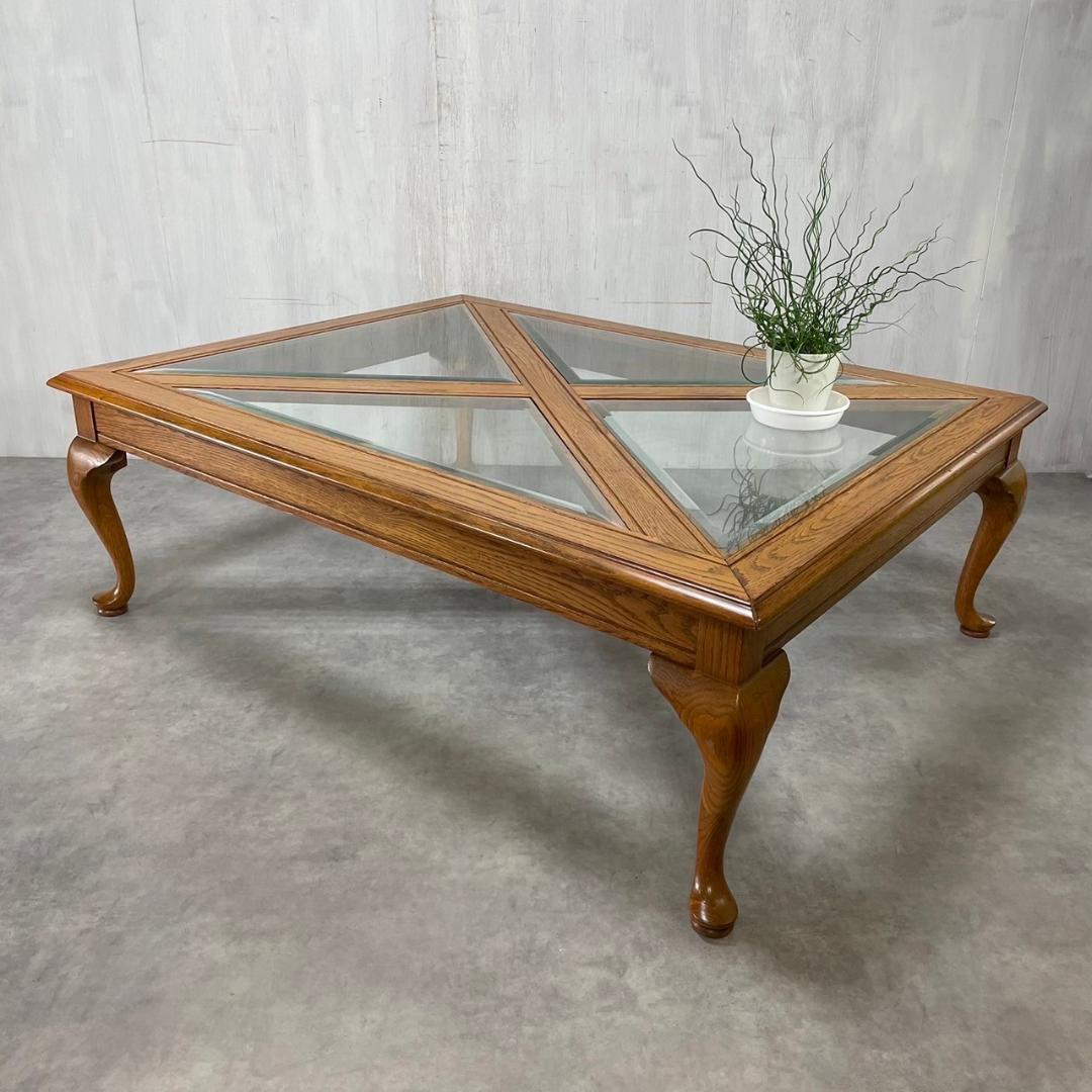 Thomasville トーマスビル オーク材 センターテーブル 猫脚 USA