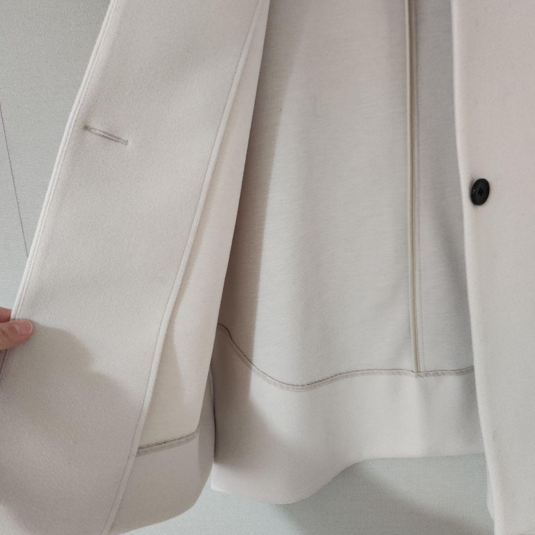 極美品 CLOCHE クロシェ ノーカラージレ ベスト グレージュ