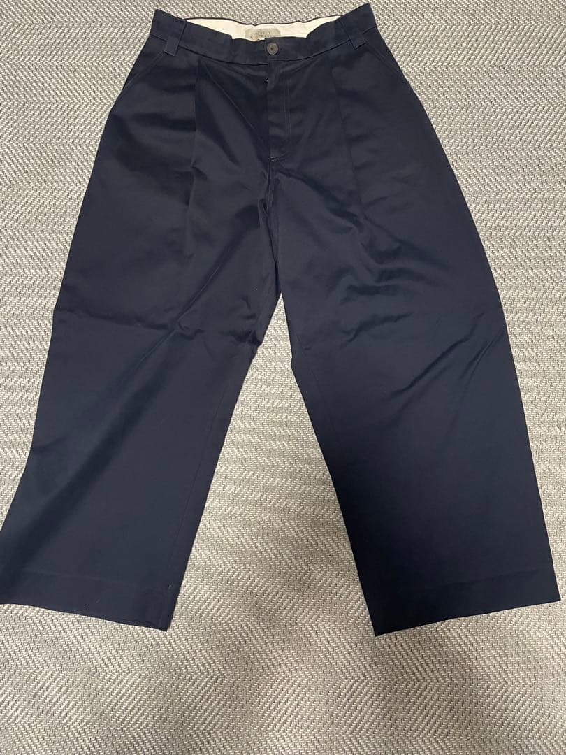 スタジオニコルソンボリュームパンツMネイビー