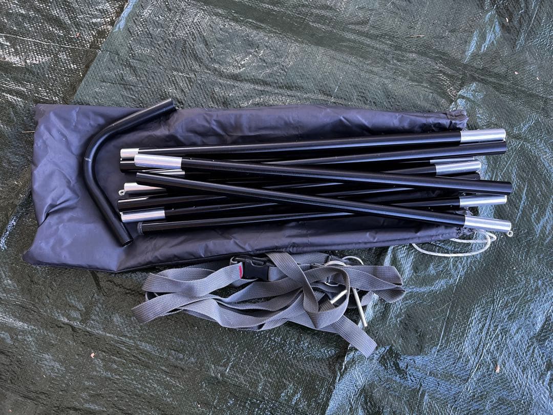 【美品】バンドック ソロティピー1TC＋フロントウォール＋二又ポール