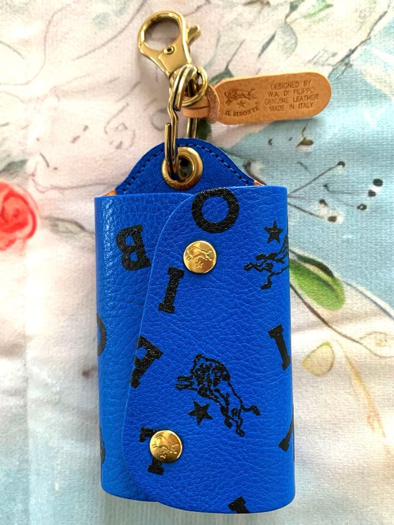 【新品・未使用品】【送料込】イルビゾンテ ロゴプリントキーケース