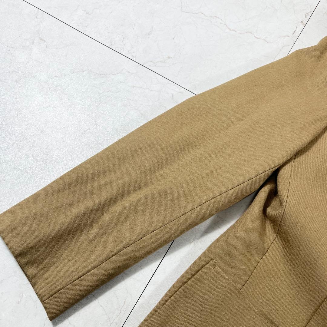 ✨美品バーバリーズ ダブルテーラードジャケット 金ボタン 希少キャメル ワッペン