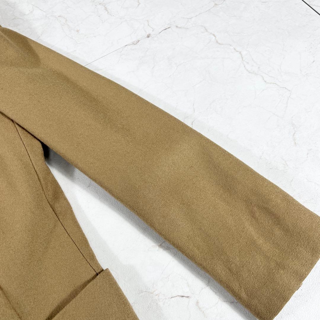 ✨美品バーバリーズ ダブルテーラードジャケット 金ボタン 希少キャメル ワッペン