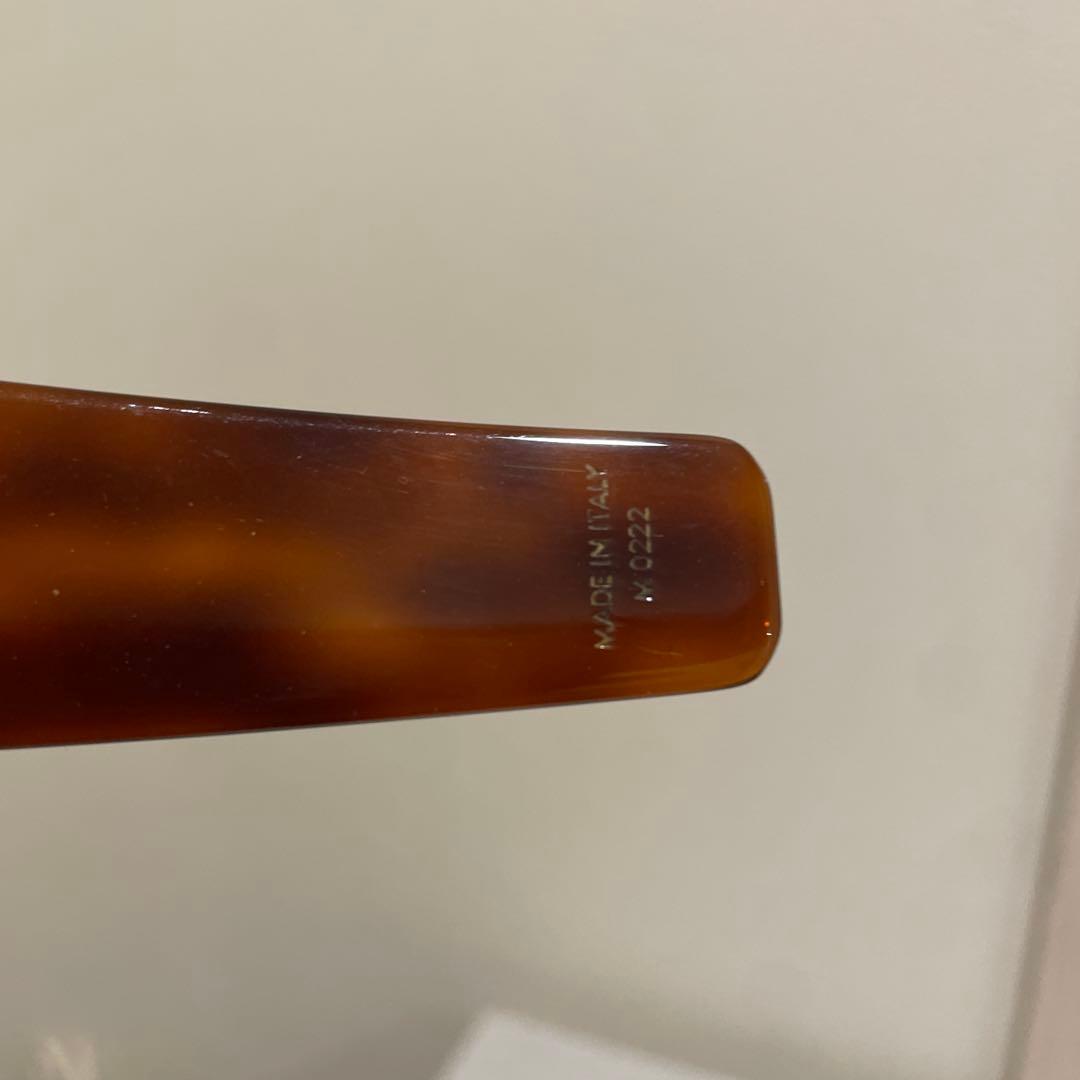 CELINE ブラウン ロゴ ヘアバンド