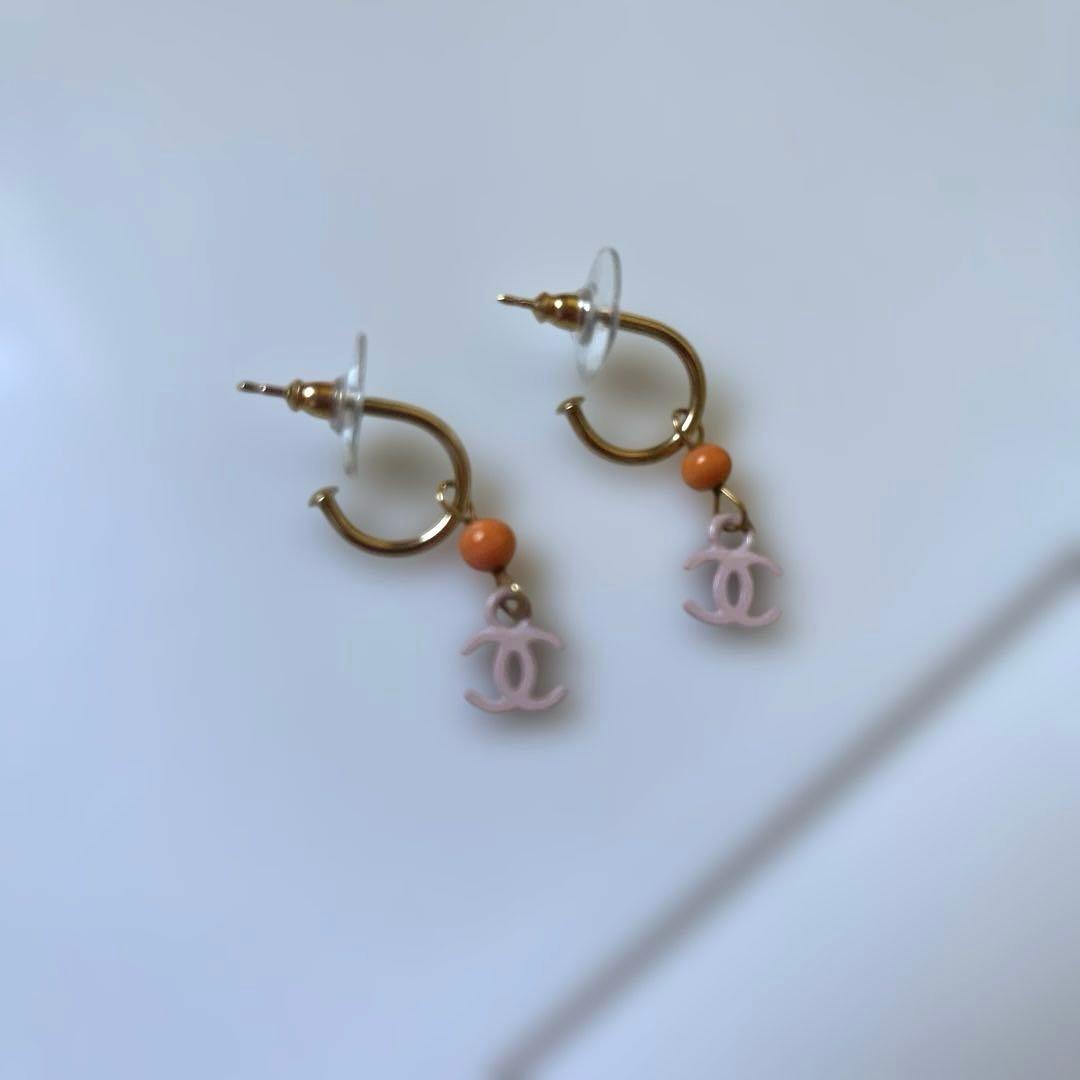 CHANEL シャネル　ココマーク　フックピアス