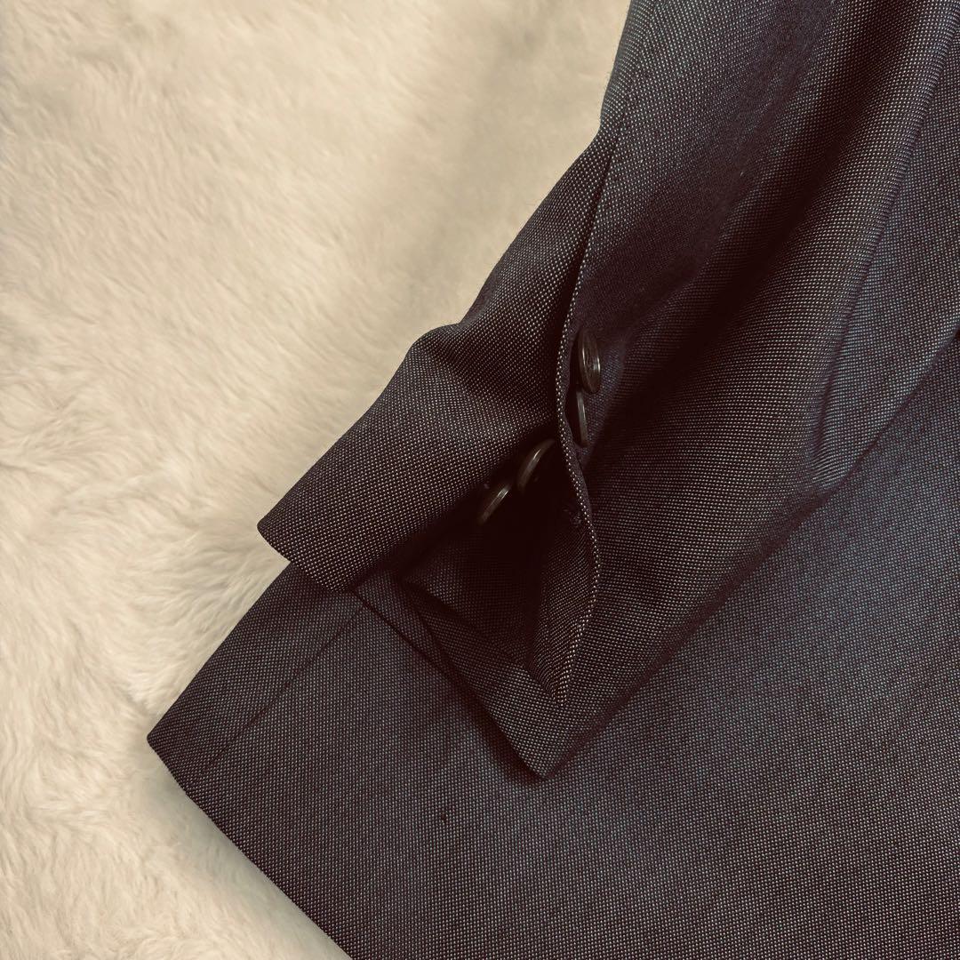 大きいサイズ ダークブルー 3ピーススーツリバーシブルベスト 175cm 本切羽