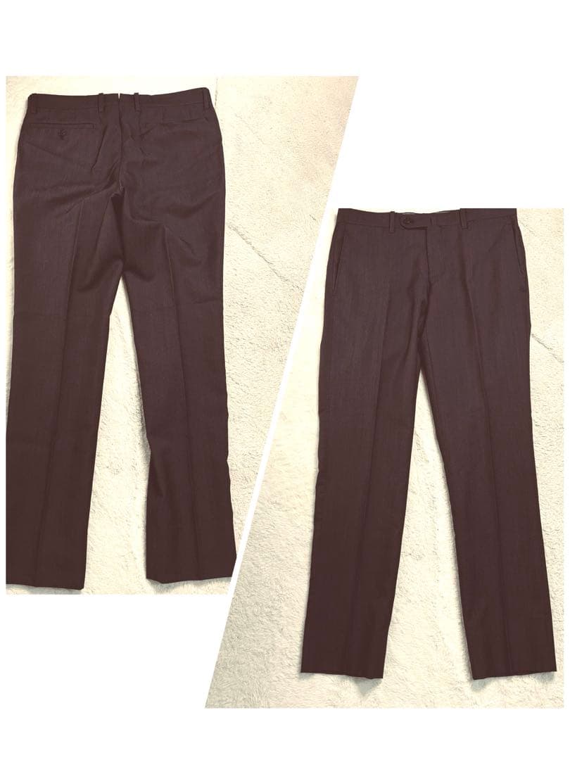 大きいサイズ ダークブルー 3ピーススーツリバーシブルベスト 175cm 本切羽