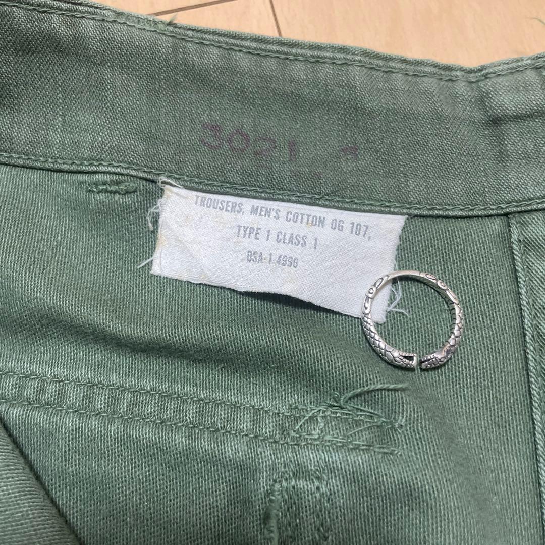 60年代 米軍 ベイカーパンツ コットン 実物 ヴィンテージ