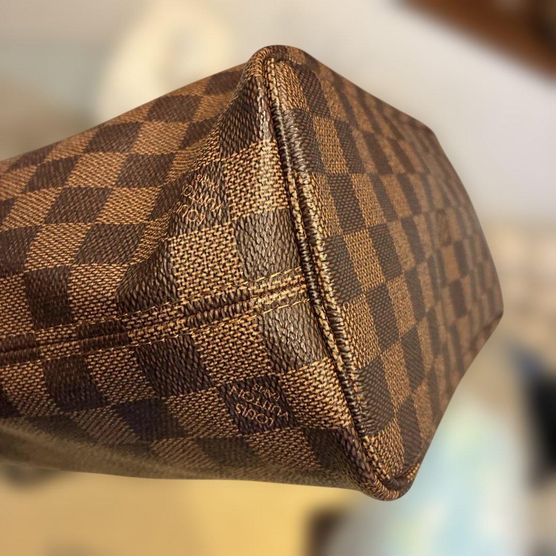 LOUIS VUITTON ダミエ・エベヌ トートバッグPMポーチ付き