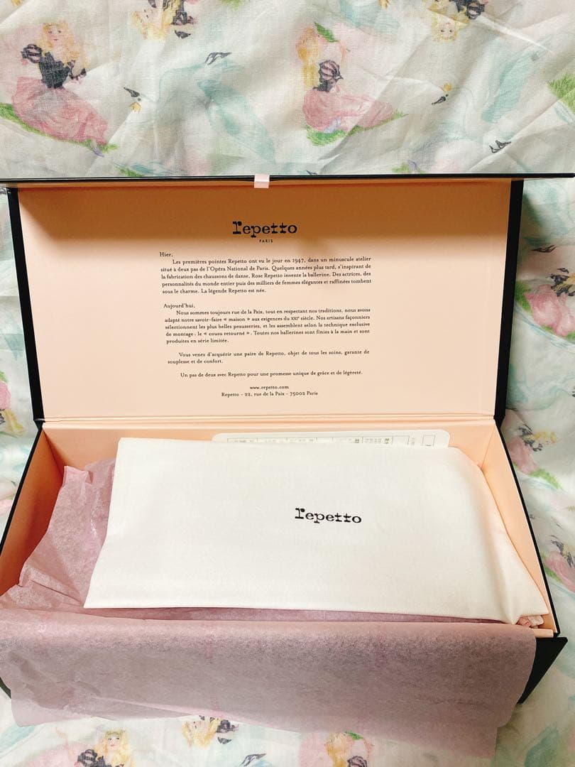 Repettoレペット　レッドバレエシューズ 38.5