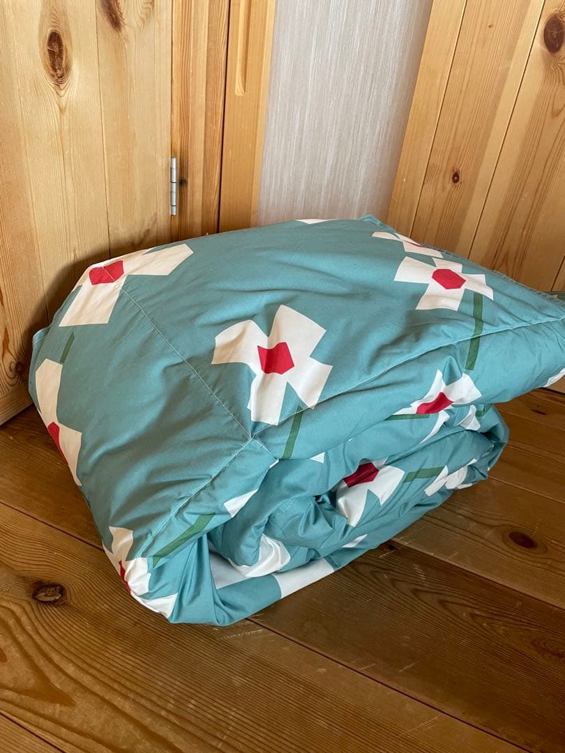 丸洗い可【シビラ】羽毛肌掛布団 ダウンケット（150×210）アマポラス　ブルー