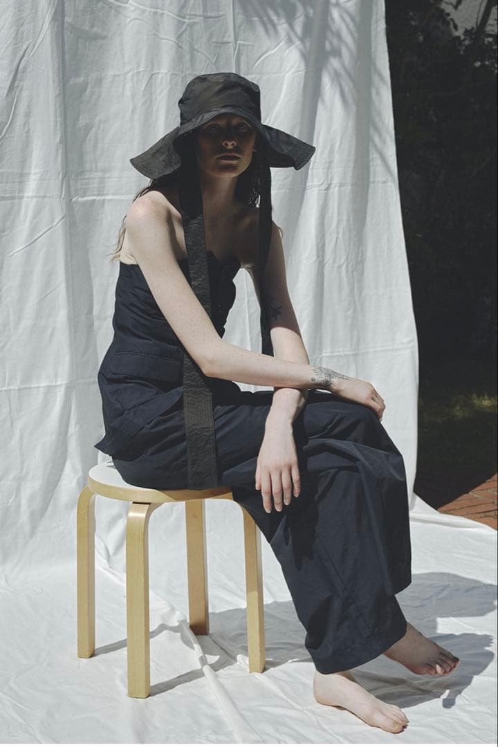 Uhr ウーア サンハット つば広ハット ダークブラウン 25SS 新品未使用