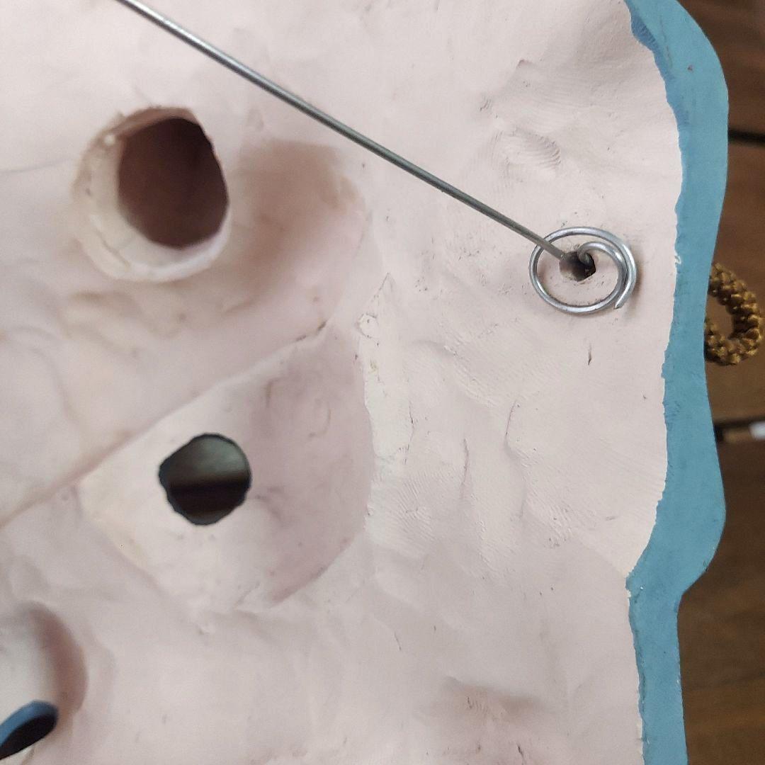 神代人形工房　中島技芸　鬼瓦　鬼面