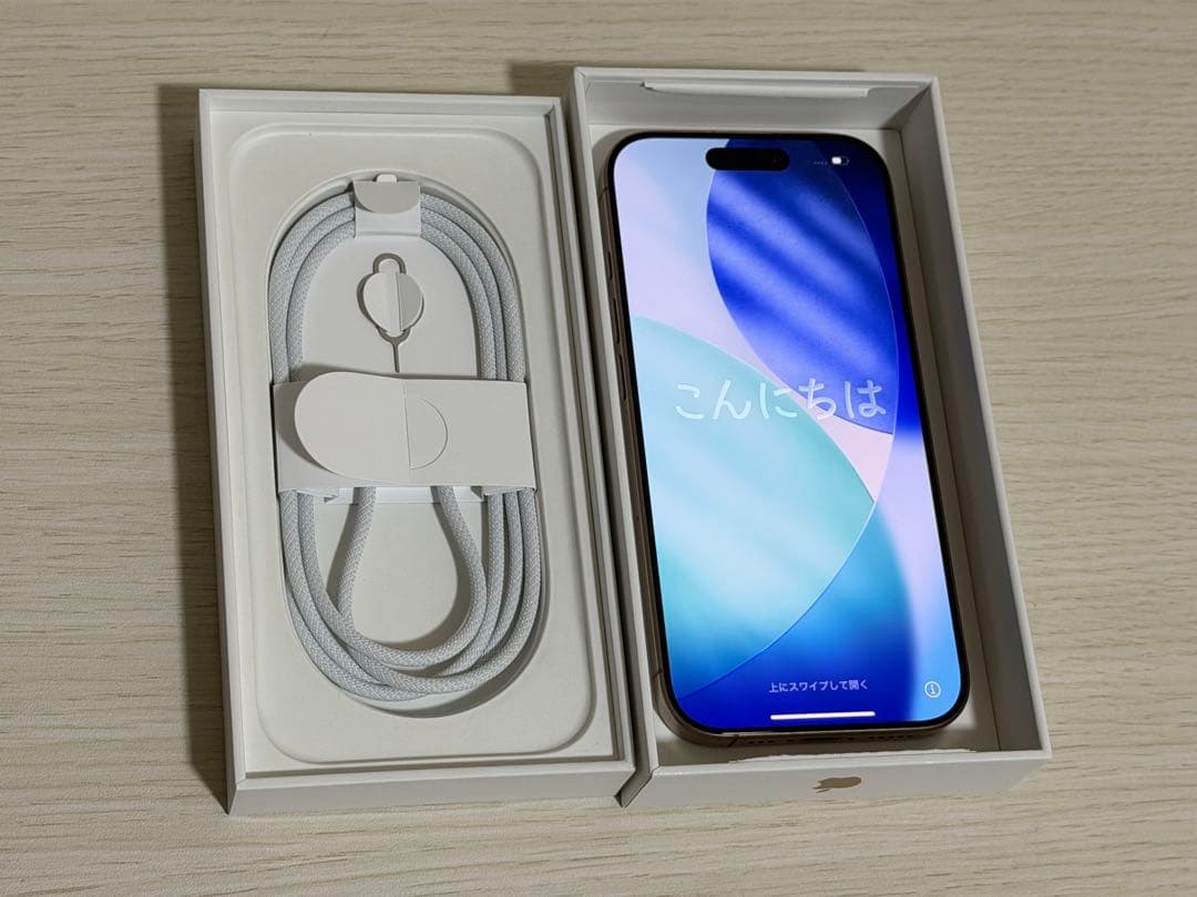 【美品】iPhone 16pro デザートチタニウム128GB
