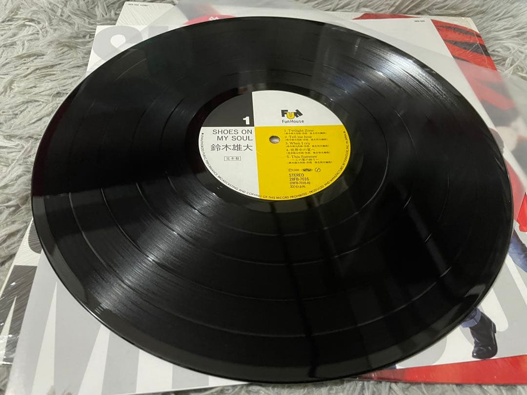 鈴木雄大 SHOES ON MY SOUL 見本盤LP