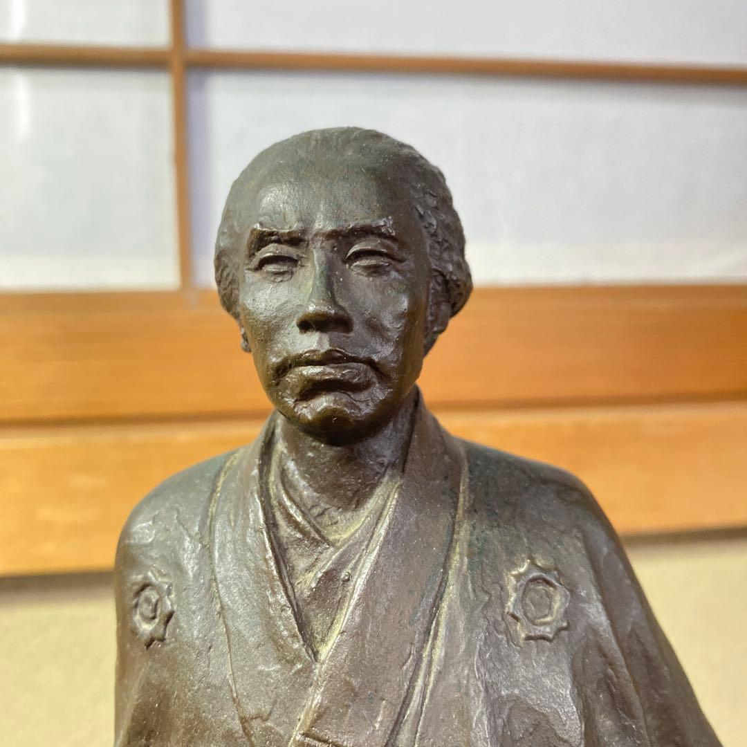 専用　喜多敏勝作　銅器　坂本龍馬像　31cm9cm12.5acm