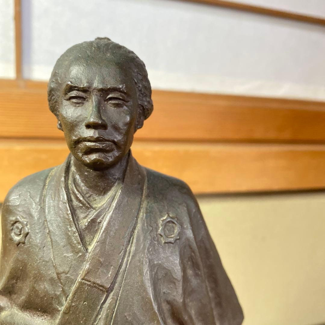 専用　喜多敏勝作　銅器　坂本龍馬像　31cm9cm12.5acm