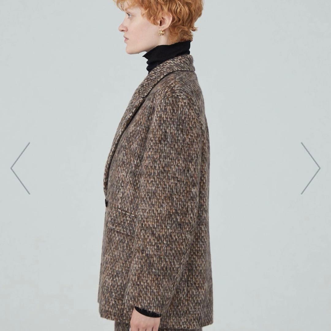 【TOMORROWLAND】MACPHEE美品 モヘヤミックスシャギージャケット