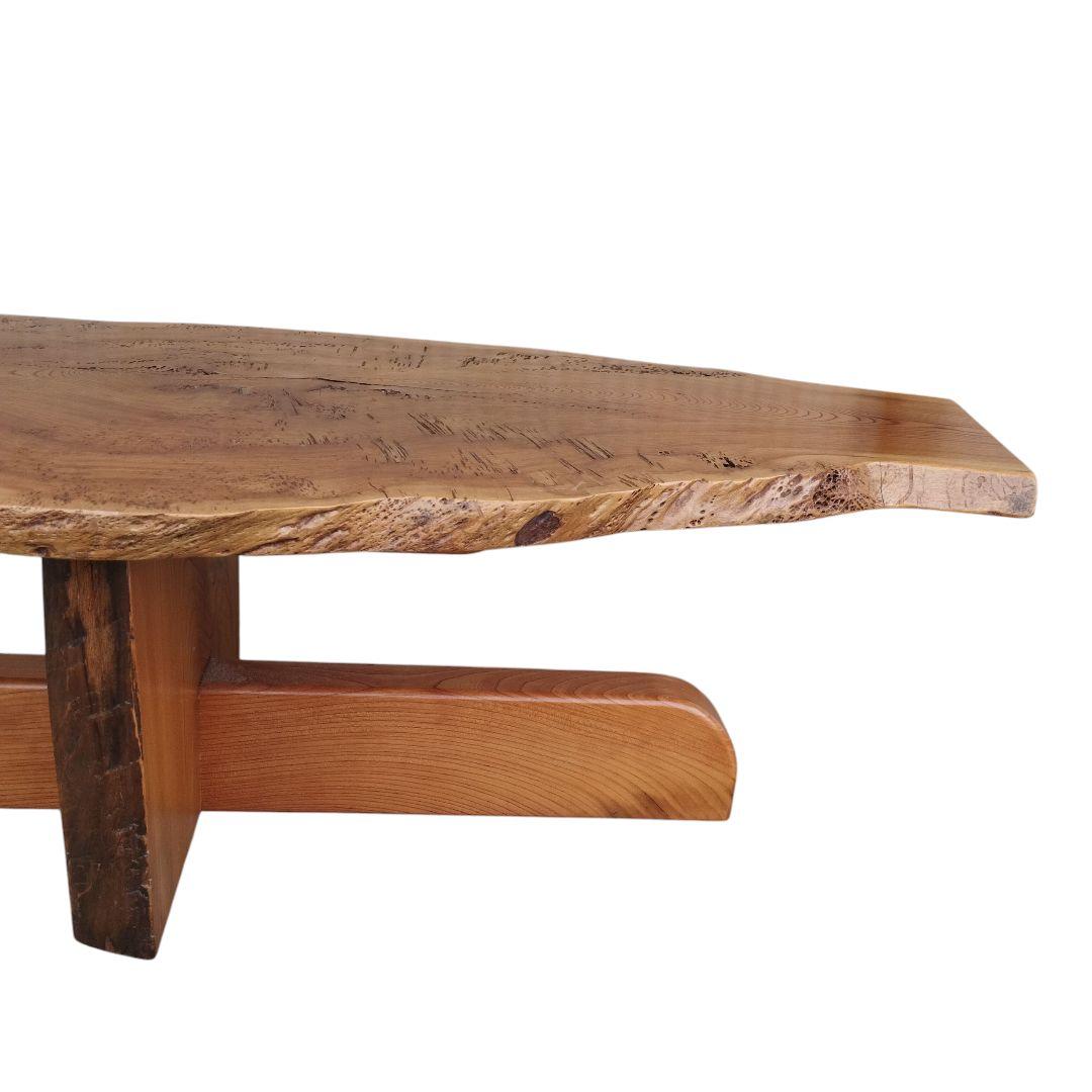 一枚板 無垢材 テーブルベンチ 長椅子 チェア 昭和レトロ