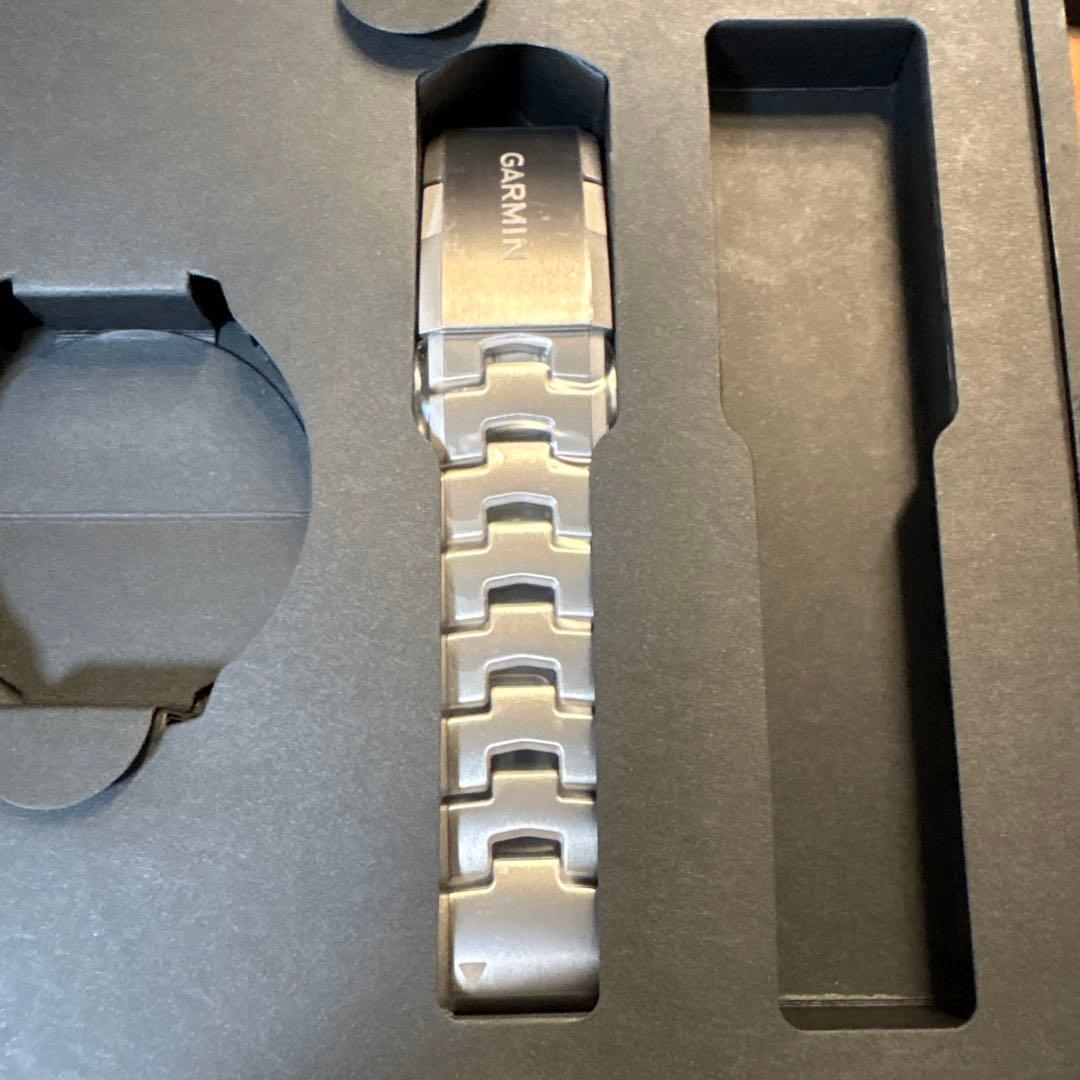 【箱付き】GARMIN 純正QuickFit F6 22mm Titanium