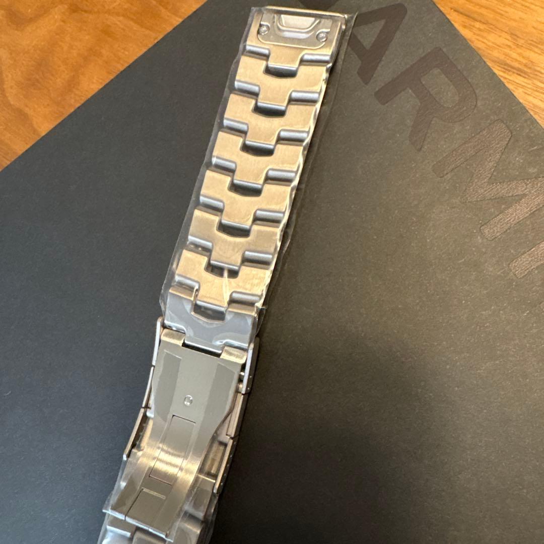 【箱付き】GARMIN 純正QuickFit F6 22mm Titanium