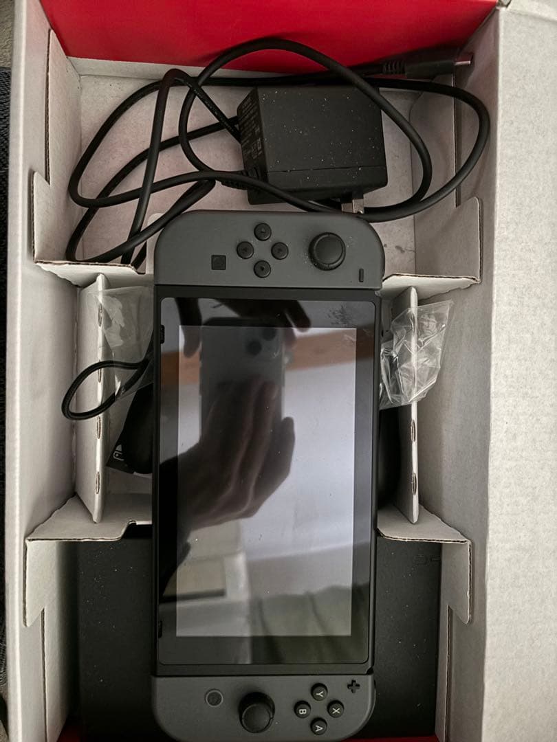 Nintendo Switch グレー 本体 スプラトゥーン3 アダプター付き