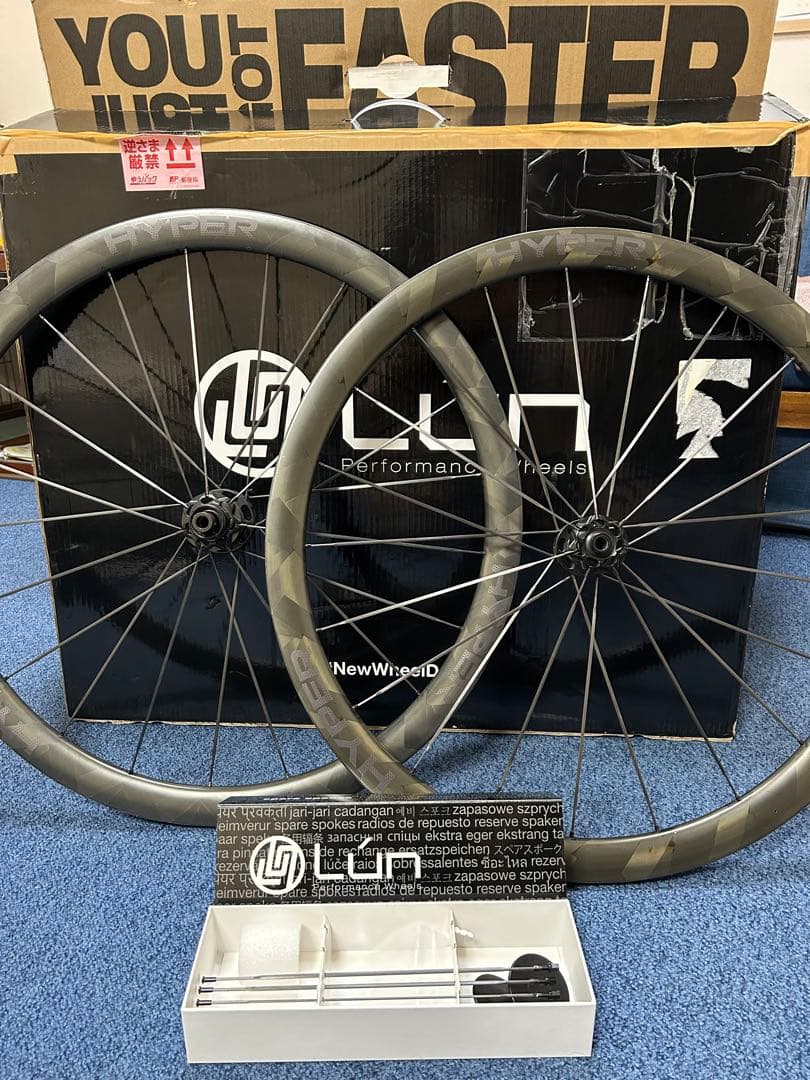 WINSPACE LUN HYPER DISC 38mm カーボンホイール19C