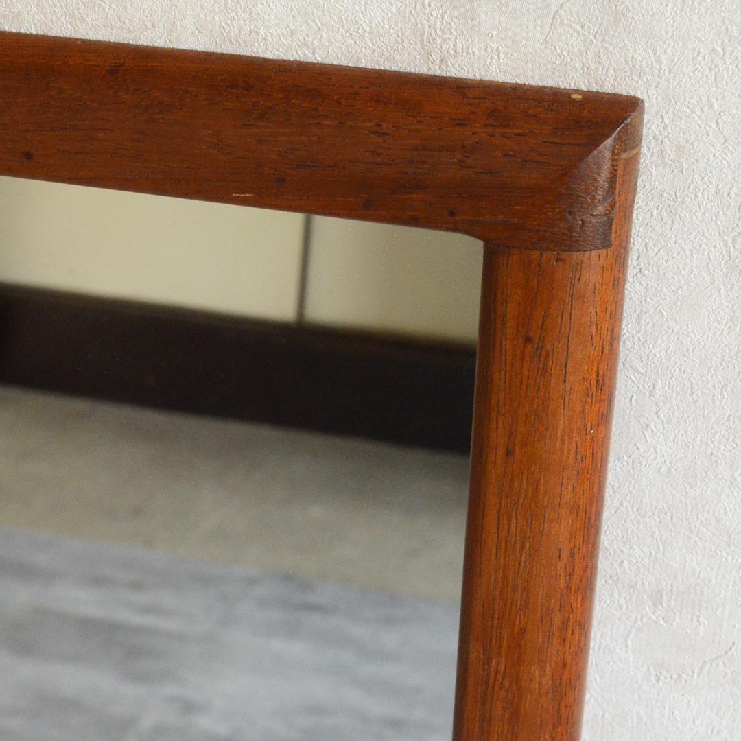 イギリス ヴィンテージ チーク ミラー 姿見 壁掛け スタンドミラー 立て掛け鏡