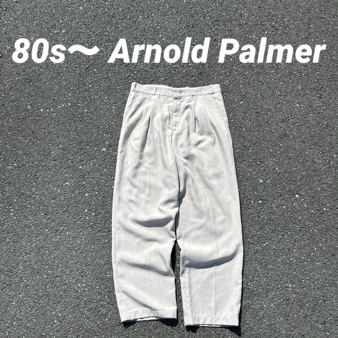 80s 〜 レーヨン 2tuck スラックス Arnold Palmer