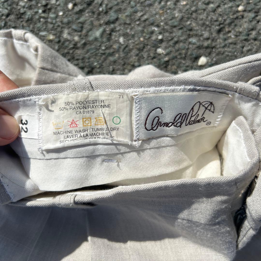 80s 〜 レーヨン 2tuck スラックス Arnold Palmer