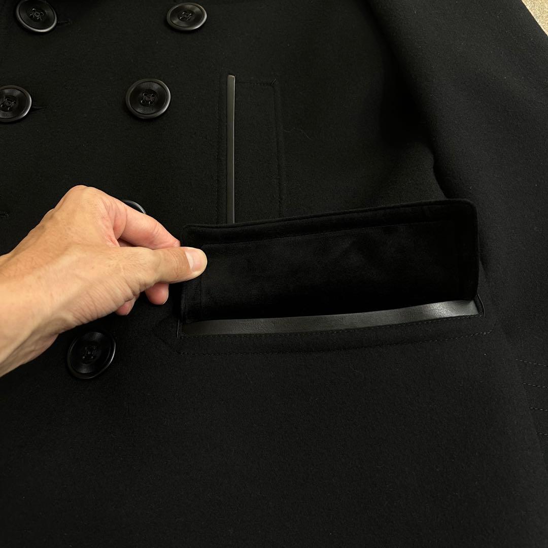 TOM FORD トムフォード ピーコート ウールカシミア ブラック サイズ48