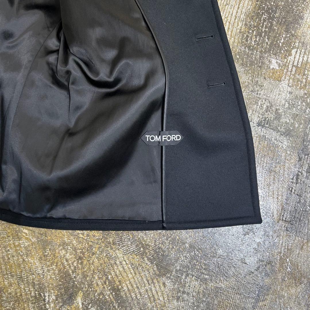 TOM FORD トムフォード ピーコート ウールカシミア ブラック サイズ48