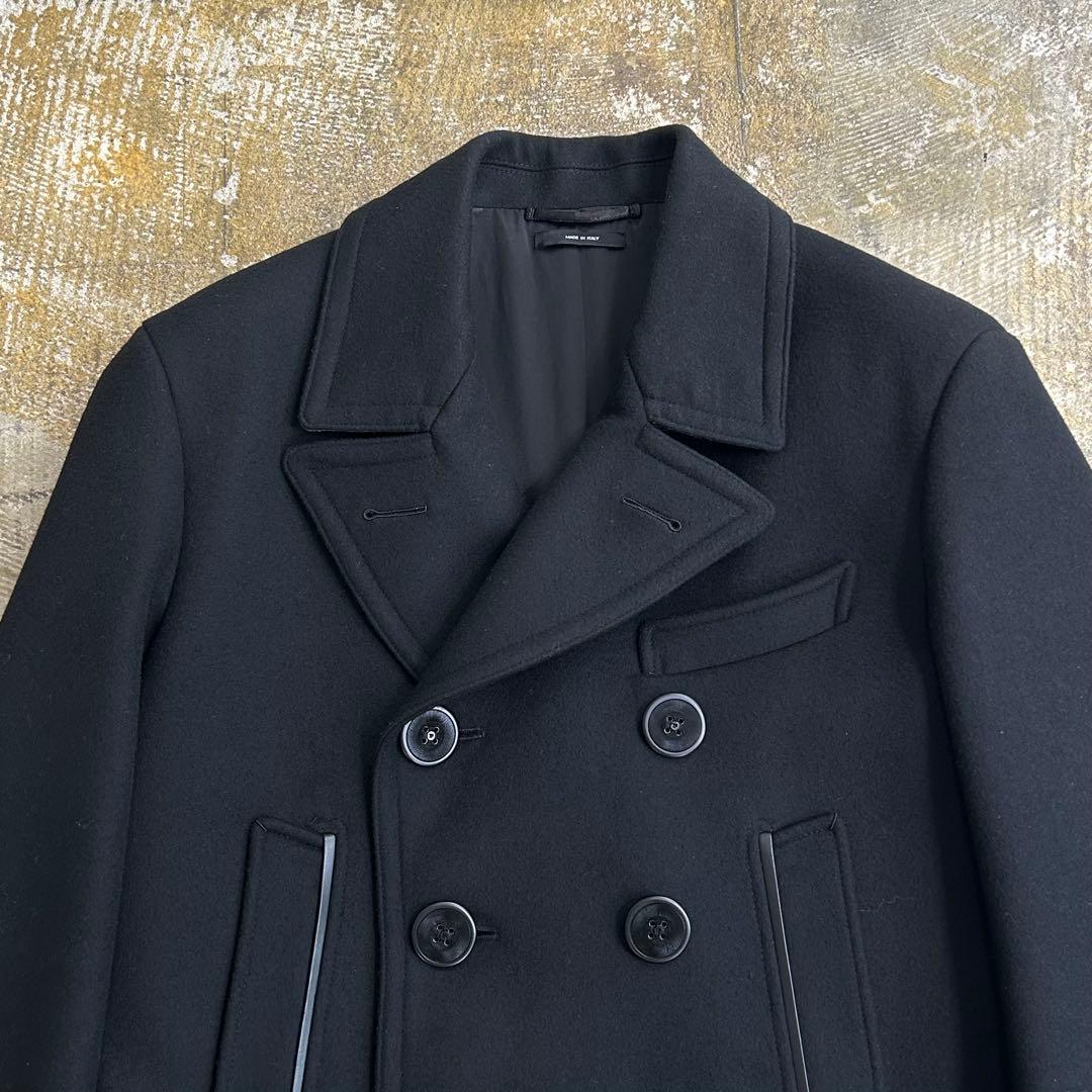 TOM FORD トムフォード ピーコート ウールカシミア ブラック サイズ48