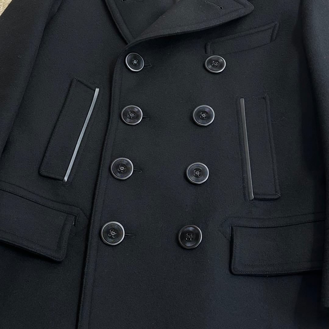 TOM FORD トムフォード ピーコート ウールカシミア ブラック サイズ48