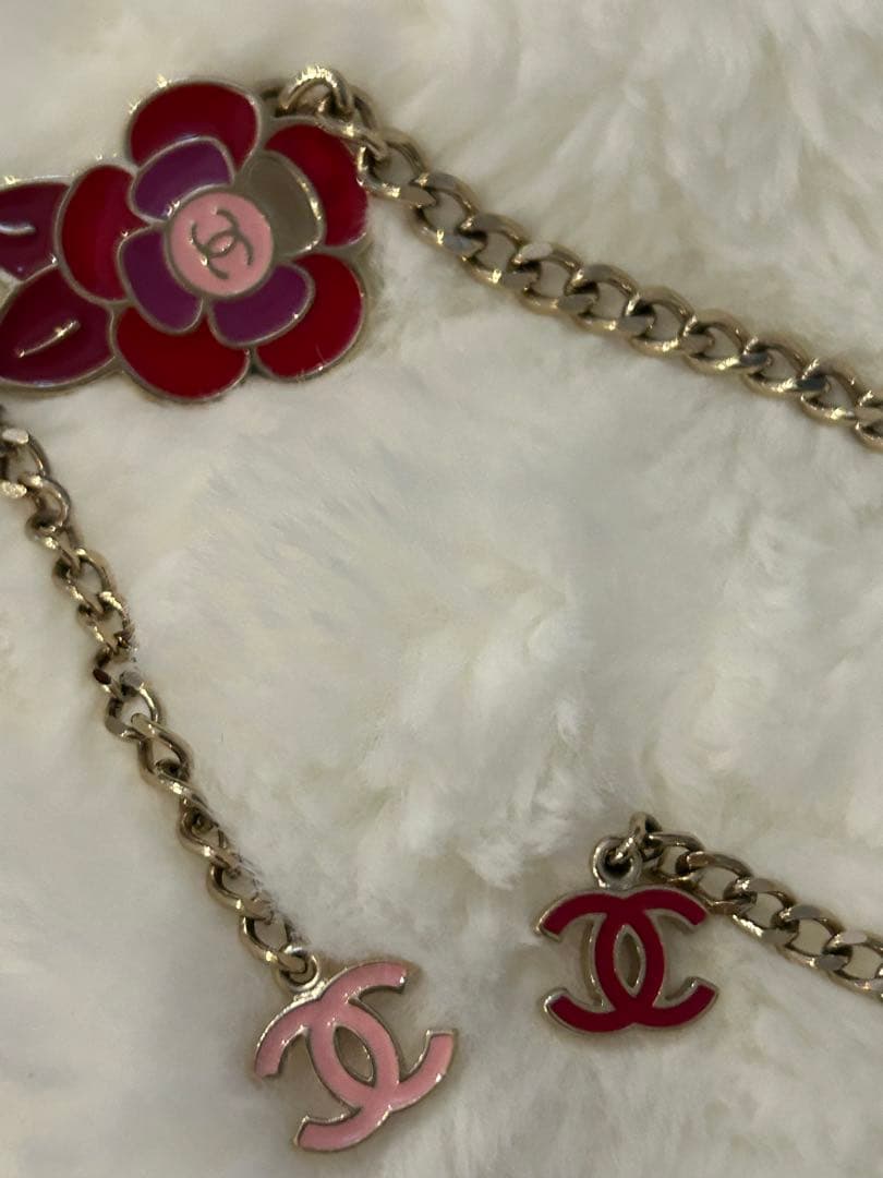 希少CHANEL チェーンベルト♡ヴィンテージフラワーネックレス1メートル１cm