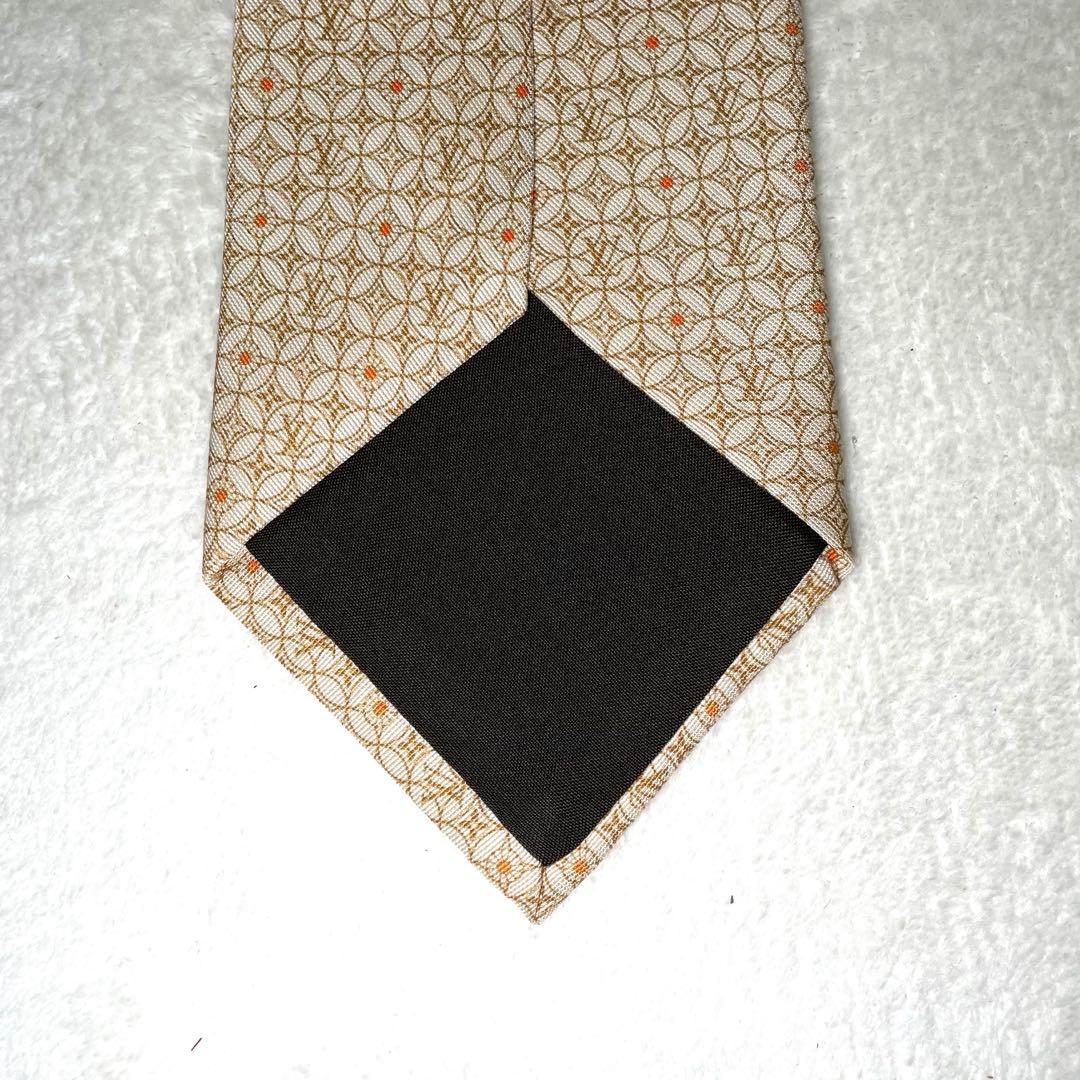 美品! ルイヴィトン LOUIS VOITTON ネクタイ モノグラム・LVロゴ