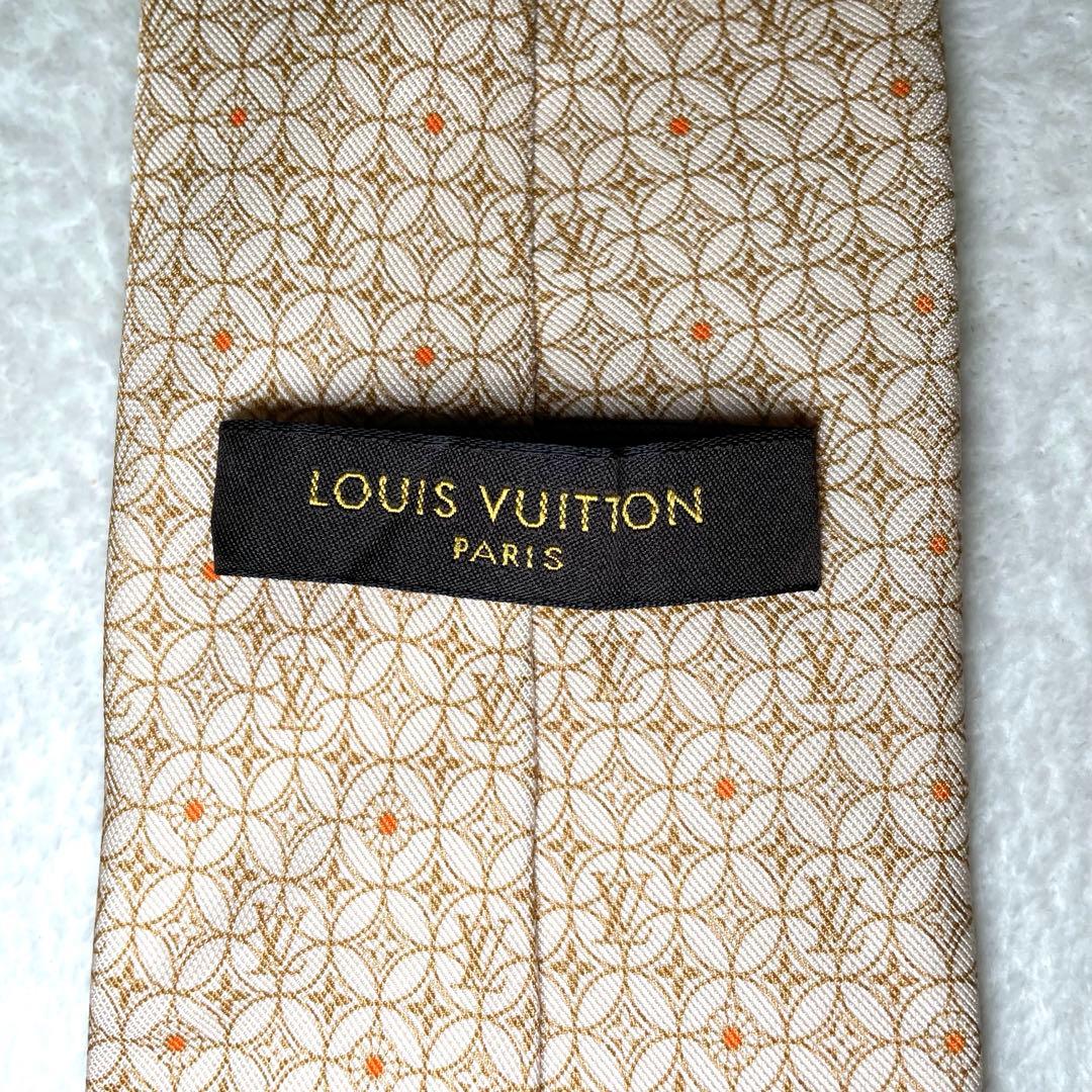 美品! ルイヴィトン LOUIS VOITTON ネクタイ モノグラム・LVロゴ